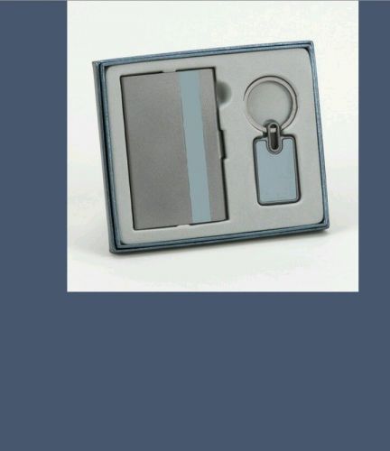 Card Case Key Chain Set Metal Gift Credit Cards Business
