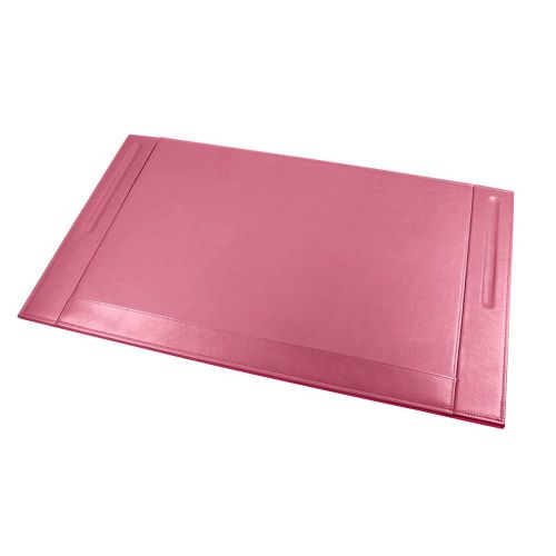 LUCRIN - Desk Pad with 2 Pen stands - Smooth Cow Leather - Fuchsia