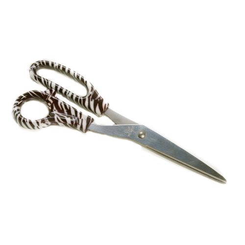 Womens acrylic zebra exotic safari animal print utility sharp scissors cutter for sale