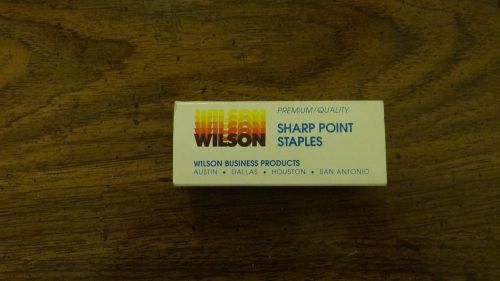 Wilson #3875,Premiu/Quality 5000 Sharp Point Staples