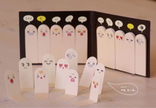 Hot Sell 200Pcs Ten Fingers Sticker Post-it Bookmark Flag Lovely Sticky Note