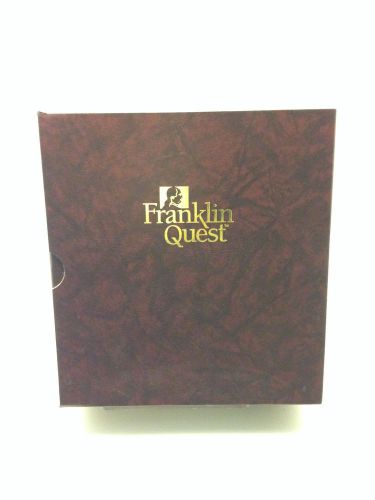 GUC Wine Franklin Covey Classic Storage Binder Sleeve #10445  2in 150 sheet size