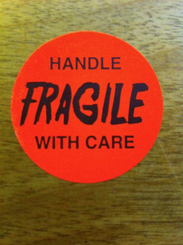 2500 1 1/2&#034; CIRCLE FRAGILE HANDLE WITH CARE