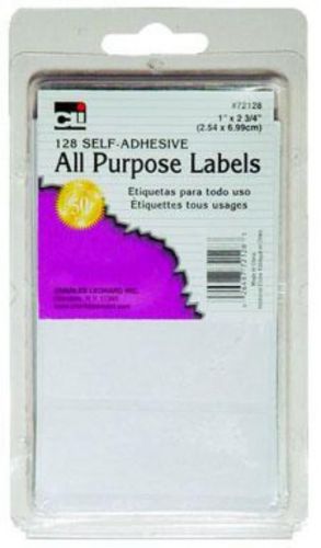 Charles Leonard Self-Adhesive Labels All Purpose 1&#039;&#039; x 2-3/4&#039;&#039;