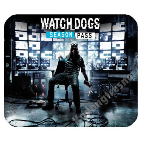 The Watch dogs Custom Mouse Pad Anti Slip for Gaming with Rubber backed