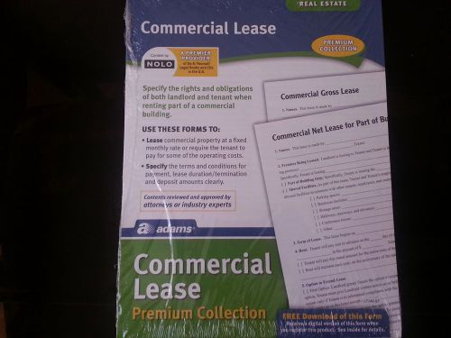Adams Real Estate Products - COMMERCIAL LEASE - LF140