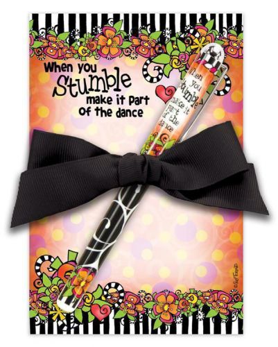 Stumble is Part of the Dance Notepad Gift Set- NOTEPAD GIFT SET-NEW-SEALED