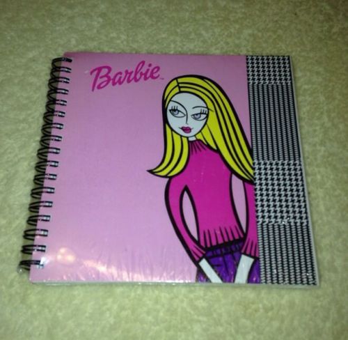 New In Packaging Barbie Spiral Notebook - 6 x 6 Inches