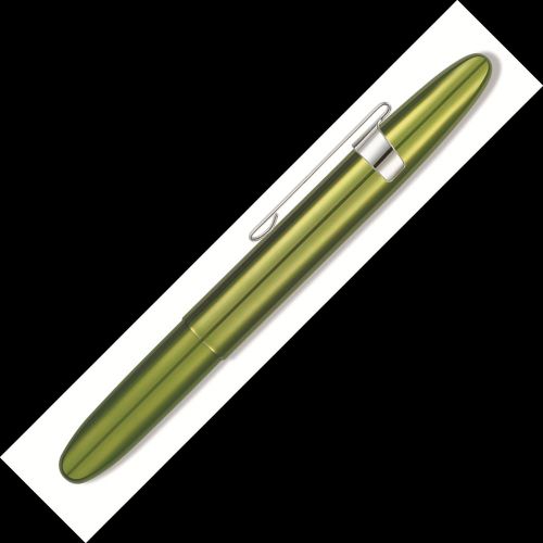 FISHER Space Pen ballpoint pressurized 400LGCL Lime Green Bullet w/ Clip US MADE