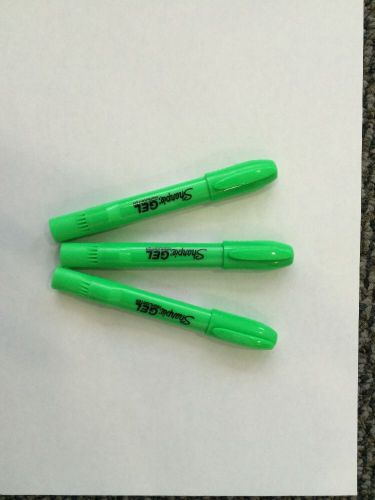 Sharpie Gel Highlighter Green 3 Each (1809549)