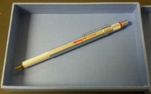 Rotring 800 .5mm Mechanical Drafting Pencil &amp; Stylus Silver