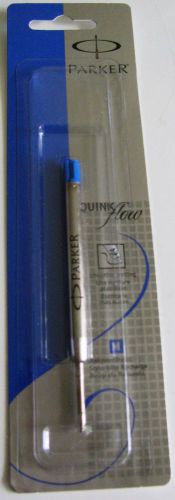 Genuine PARKER Quink Flow MEDIUM BLUE Ballpoint Refill Brand New in Package