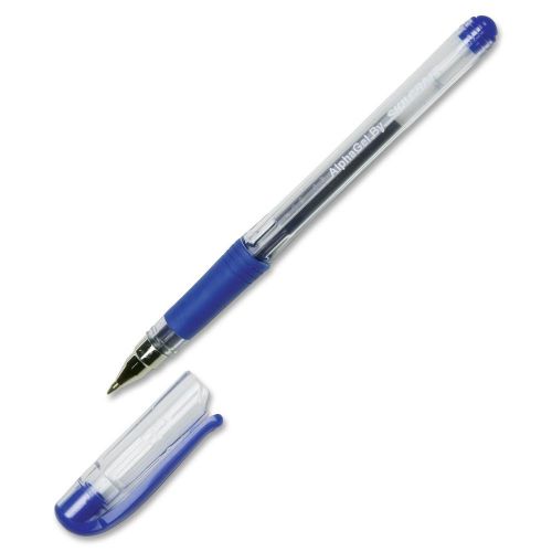 Skilcraft Alphagel Gel Pen - Blue Ink - Clear Barrel - 12 / Box (NSN4845252)
