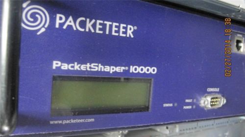 Packeteer  PacketShaper 10000  check out  test sheet