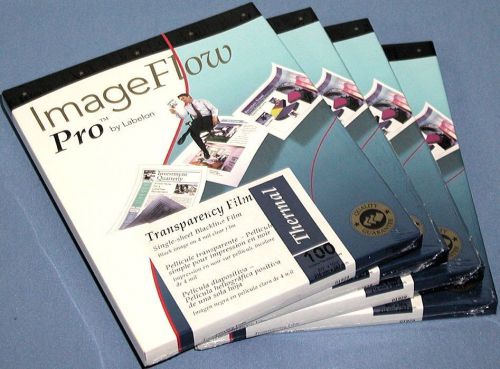 400 sheet packs labelon imageflow pro thermal transparency maker thermofax film for sale