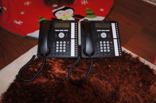 2 NEW Avaya 1616 Telephone 1616D01-003 Ethernet RJ45 VoIP System