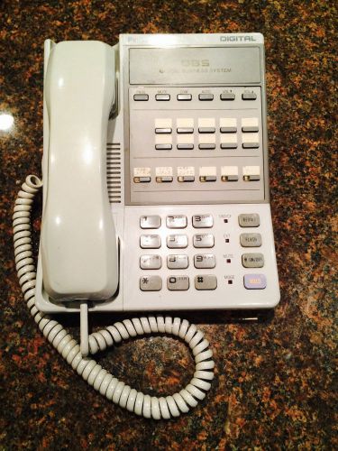 FIVE PANASONIC VB-42210 STANDARD BUSINESS DBS DIGITAL 16 BUTTON TELEPHONES