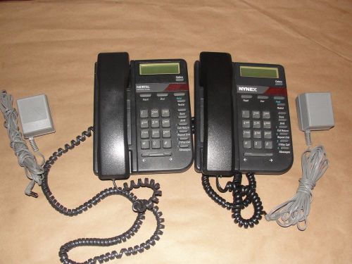 lot of two (2) Nortel Networks Maestro 1500 M1500CW Charcoal Telephone