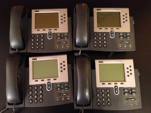 Lot of 4 Cisco 7960 IP Phones