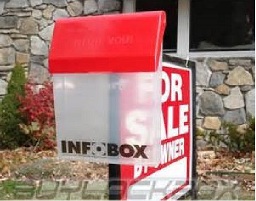 New Info Box Outdoor Brochure Holder Flyer Real Estate