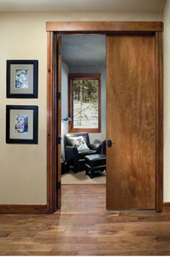 Flush Solid Core Interior Lauan Stain Grade Wood Doors 6&#039;8 Height x 1-3/4 Thick