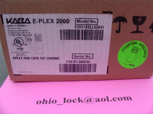 KABA E-PLEX 2000 Electronic Lock W/ Schlage C Key Bypass
