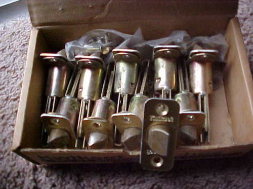 10 kwikset latches 2/ 3/8&#034; backset. enterior new with screws. for sale