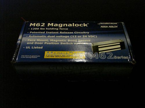 Securitron assa abloy m62 magnalock maglock, 1200lb, nib for sale
