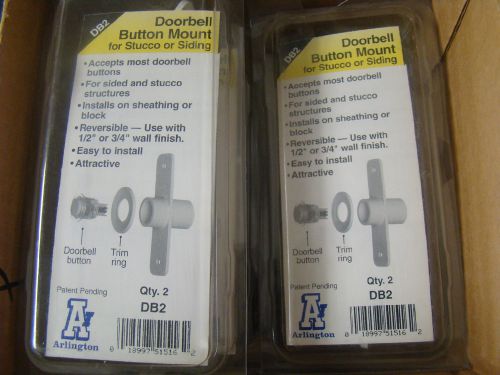 (Pack of 10)--Arlington db2 doorbell button mount for Stucco or Siding