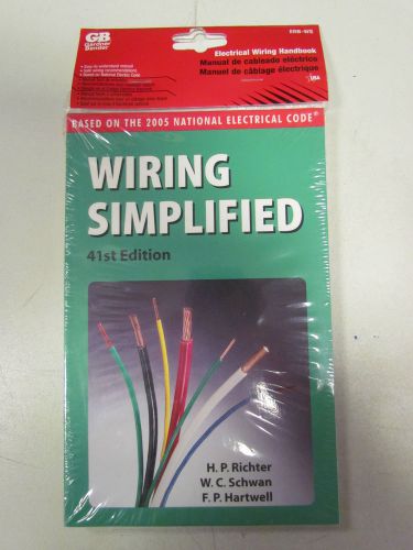NEW - Gardner Bender Electrical Wiring Handbook 41st Edition ERB-WS