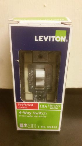 LEVITON # CS-415 4-Way Switch 15 Amp 120/277v - Free Shipping!