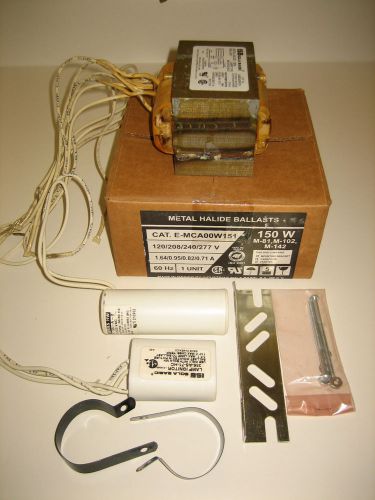 Us - seller 150 watt metal halide ballast  kit, nib 120/208/240/277  e-mca00w151 for sale