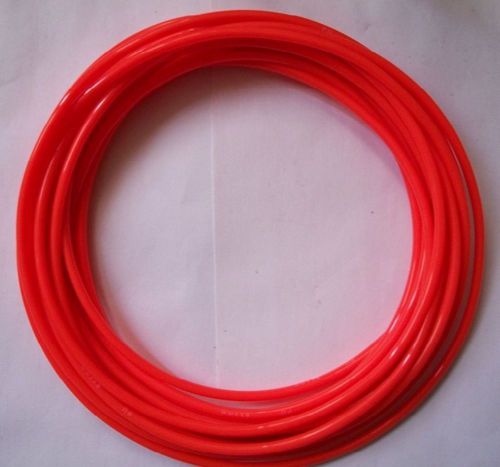 5m(16.4ft) Long 10mm(OD) x 6.5mm(ID)PU Air Tubing Pipe Hose Color Orange
