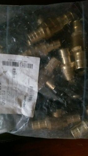 Pack of 10 uponor  propex lf brass angle stop valve for 3/4 pex for sale