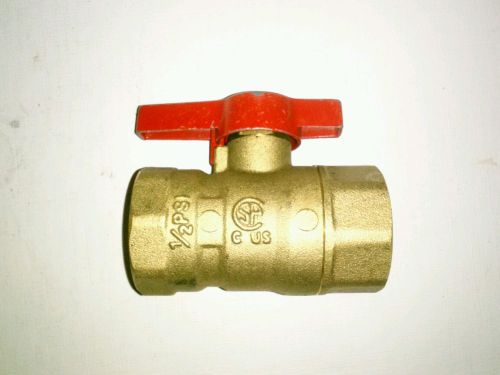 PROFLO 1&#034; BRASS GAS BALL VALVE 150 PSI THREADED INDOOR / OUTDOOR