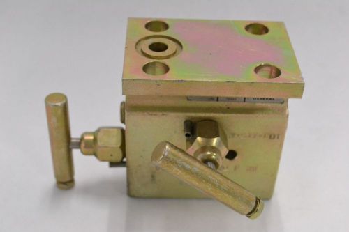 Precision m-617-cdt two 6000psi 1/2in npt valve manifold b325318 for sale