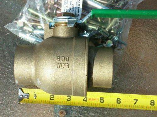 2032S A.Y.McDonald Full port ball valve brass 2 inch,WOG 600,solder.sprinkler,