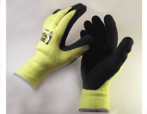 3397hy summer penguin  heavy knit unlined hi-viz safety work glove-l for sale
