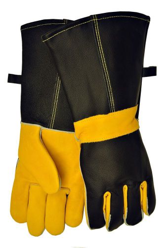 G &amp; F 8113 Barbecue and Fireplace Gloves Extra Long Cuff 15-Inch with Premium C
