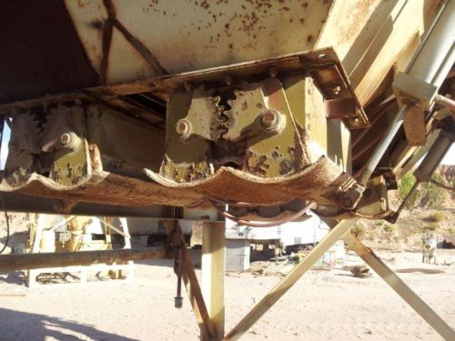 Aggregate hopper 8x12 ft w stands braces (stock #1481) for sale