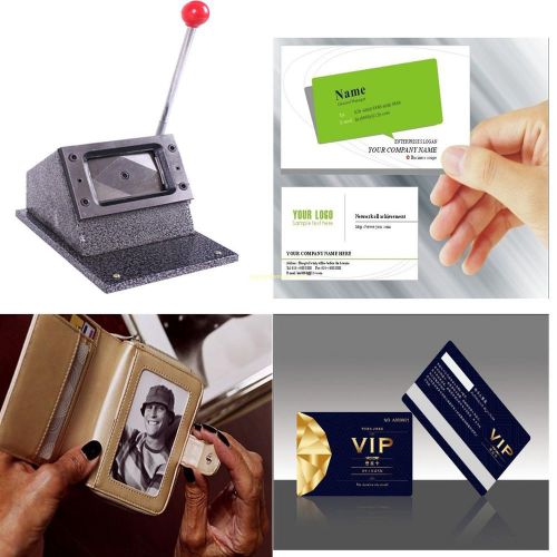 Portable ID Badge Credit PVC Paper Business Card Die Round Corner Cutter Punch
