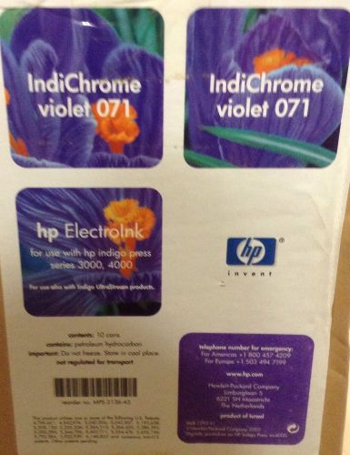 HP Indigo Electroink IndiChrome Violet Cans 3000, 4000 Series