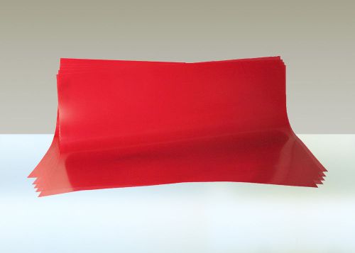 Rubylith, lot of 5 sheets, 16&#034; x 20&#034;, red for sale