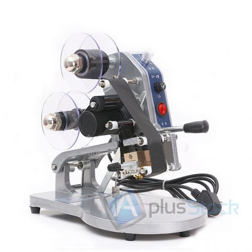 Manual direct thermal hot foil stamping coding printer machine date ribbon coder for sale