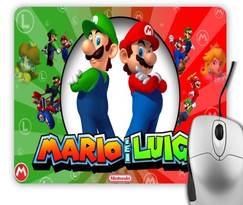 Mario and Luigi Dream TeamLogo Mousepad Mouse Pad Mats Gaming Game