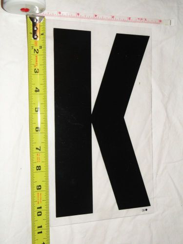 Replacement Plastic Letter for Outdoor Marquee Portable Sign Plastic 11 inch &#034;K&#034;