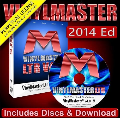 Excellent Value Craft and Hobby Vinyl Cutter Software ~ VinylMaster Ltr V4.0...
