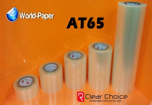 4”x300ft RTape AT65 Clear Application Tape High Tack Premask Vinyl Transfer