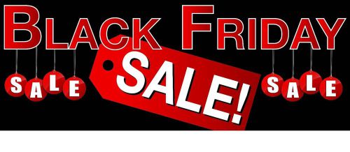 Black Friday Sale Banner 36&#034;x96&#034; 13oz Outdoor Banner High Quality Full Color