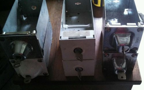 Coin boxes with keys